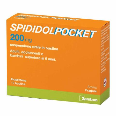 Spididol pocket 12 bust 200mg