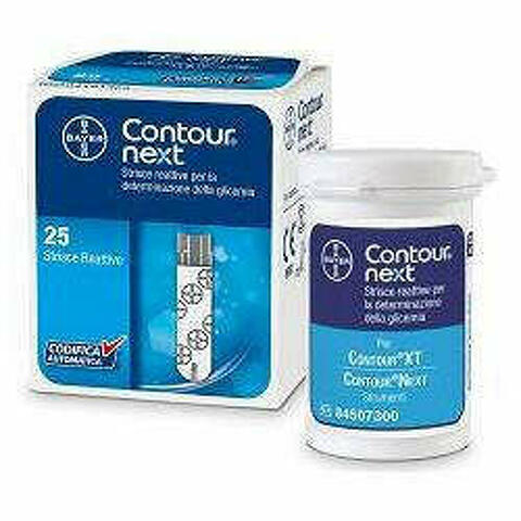 Contour Next Strisce Misurazione Glicemia  25 Pezzi