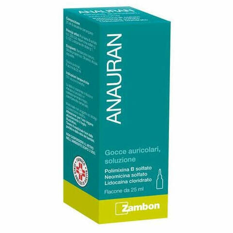 anauran Gocce Auricolari, Soluzione 1 Flacone 25 Ml