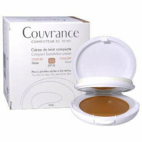 Eau Thermale Avene Couvrance Crema Compatta Colorata Nf Comfort Sabbi 9,5 G