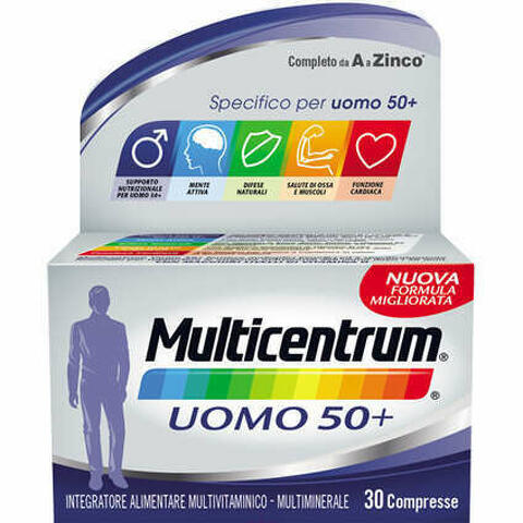 Multicentrum Uomo 50+ 30 Compresse