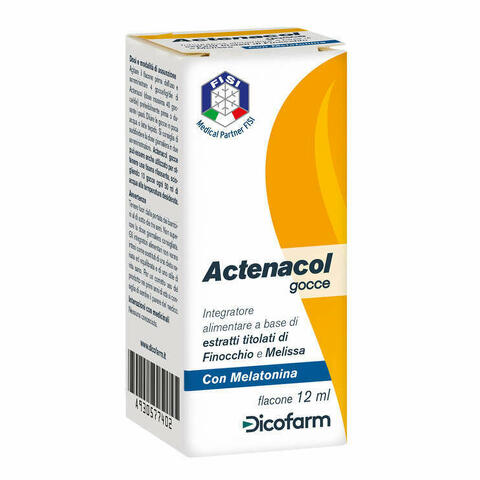 Actenacol Gocce 12ml Con Melatonina