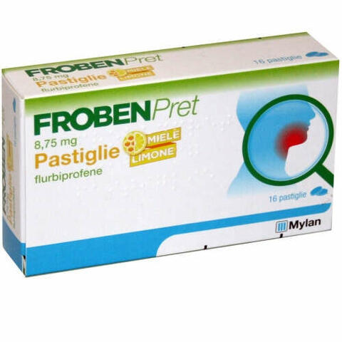 8,75mg Pastiglia Gusto Limone E Miele 16 Pastiglie In Blister Di Pvc/pvdc Alluminio