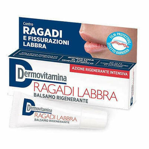 Dermovitamina Ragadi Labbra Balsamo Rigenerante 8ml