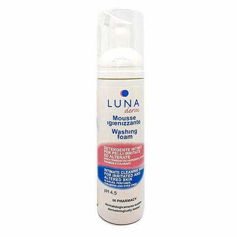 Lunaderm Mousse Igienizzante Detergente Intimo Pelli Irritate Ed Alterate 150ml