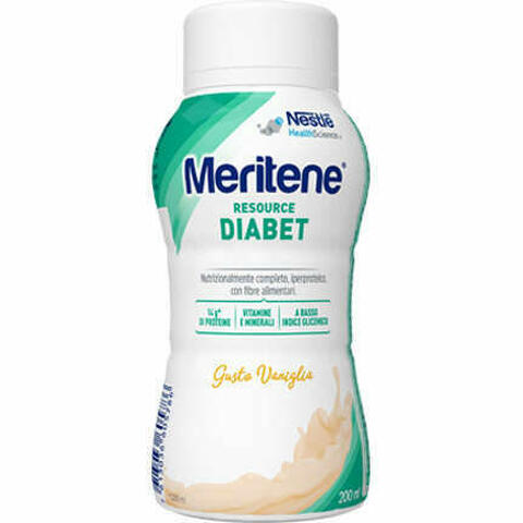 Meritene Resource Diabet Vaniglia Alimento Iperproteico 28 Vitamine E Minerali 200ml