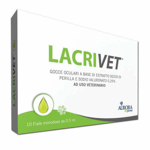 Lacrivet Gocce Oculari Strip 10 Flaconcini 0,5ml