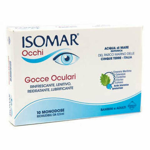 Isomar Occhi Gocce Oculari All'acido Ialuronico 0,20% 10 Flaconcini