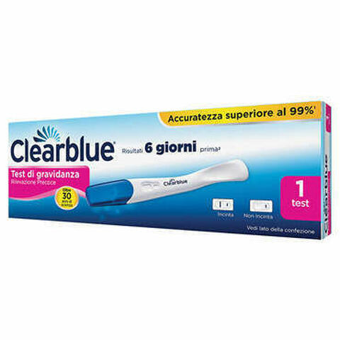 Test Di Gravidanza Clearblue Rilevazione Precoce 1 Pezzo