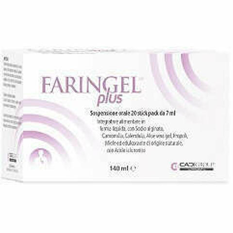 Faringel Plus 20 Stick Pack 7ml