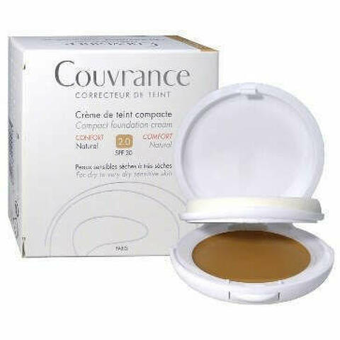 Eau Thermale Avene Couvrance Crema Compatta Colorata Nf Comfort Naturale 9,5 G