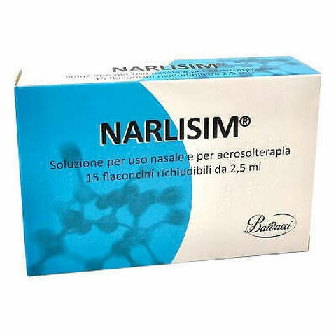 Narlisim Soluzione Per Uso Nasale E Aerosolterapia 15 Flaconcini Richiudibili Da 2,5ml L'uno