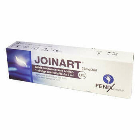 Siringa Intra-articolare Joinart Acido Ialuronico 1,6% 2ml 3 Pezzi