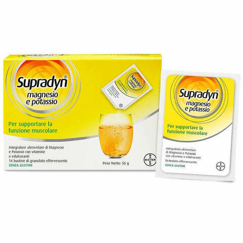 Supradyn Magnesio Potassio Senza Zucchero 14 Bustine 4 G