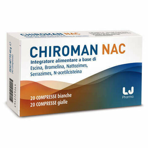 Chiroman Nac 20 Compresse Bianche + 20 Compresse Gialle