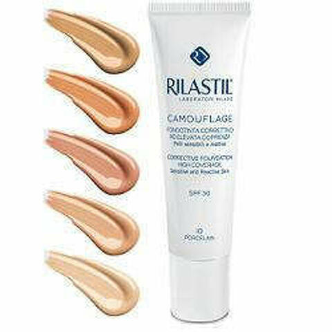 Rilastil Camouflage Fondotinta Correttivo Fluido Elevata Coprenza 50 30ml