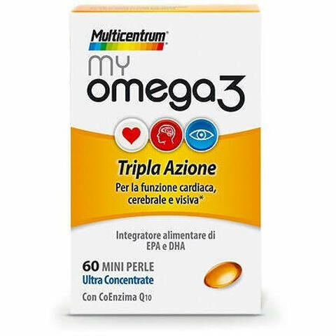 Multicentrum Cuore Mente E Vista Boost Omega 3 60 Mini Perle