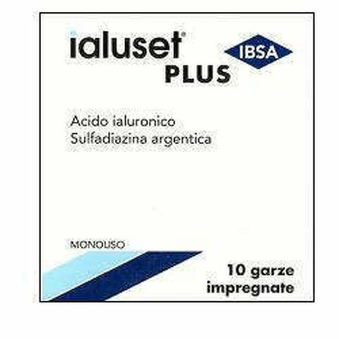 Garza Medicata Ialuset 10x10 Cm 10 Pezzi