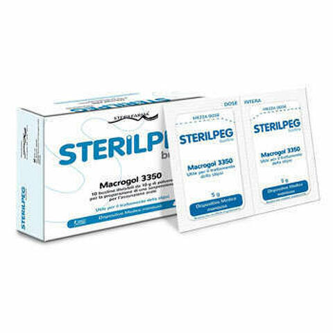 Sterilpeg Macrogol 3350 10 Bustine Bipartite 10 G