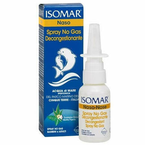 Isomar Soluzione Acqua Mare Naso Ipertonica Naso Spray Decongestionante 30ml