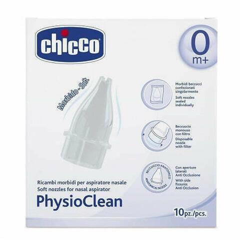 Ricambi Morbidi Per Aspiratore Nasale Chicco Physioclean