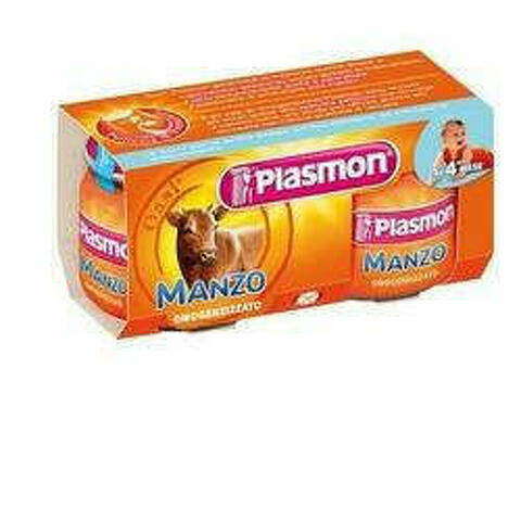 Plasmon Omogeneizzato Manzo 120 G X 2 Pezzi