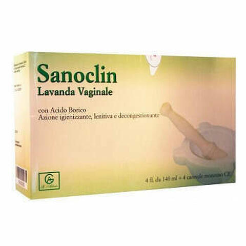 Sanoclin Lavanda Vaginale 4 Flaconi 140ml