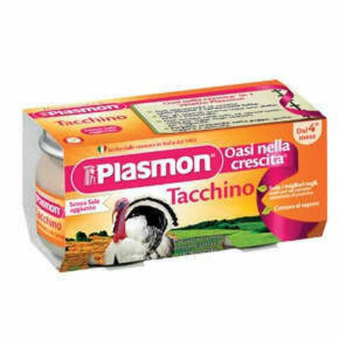 Plasmon Omogeneizzato Tacchino 80 G X 2 Pezzi