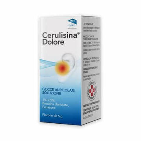 1% + 5%  Gocce Auricolari, Soluzione1 Flacone Contagocce 10 Ml