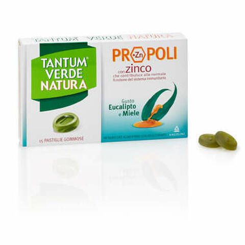 Tantum Verde Natura Pastiglie Gommose Eucalipto & Miele 30 G