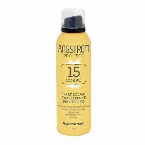 Angstrom Protect 15 Corpo Spray Solare Trasparente 150ml