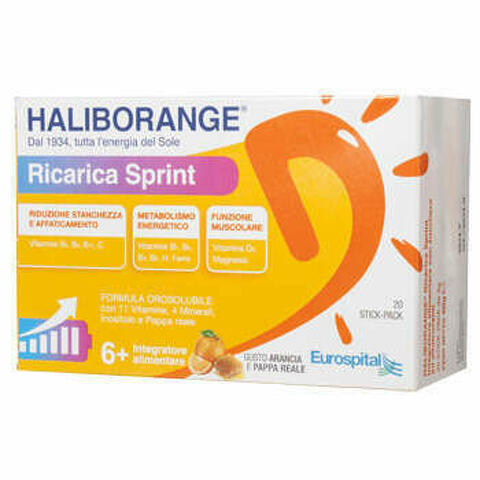 Haliborange Ricarica Sprint 20 Stick Pack 2 G