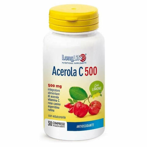 Longlife Acerola C500 Limone 30 Compresse