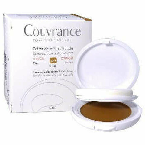 Eau Thermale Avene Couvrance Crema Compatta Colorata Nf Comfort Miele 9,5 G