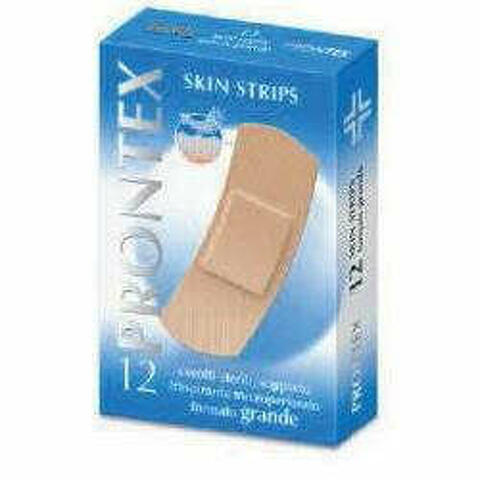 Cerotto Prontex Skin Strips Formato Grande Astuccio 12 Pezzi