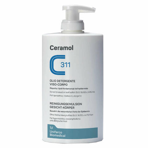 Ceramol Olio Detergente Viso/corpo 400ml