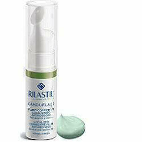 Rilastil Camouflage Fluido Correttivo Localizzato Antirossore Verde 5ml