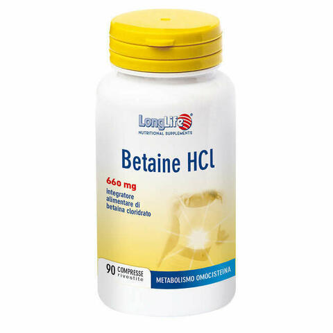 Longlife Betaine Hcl 90 Compresse