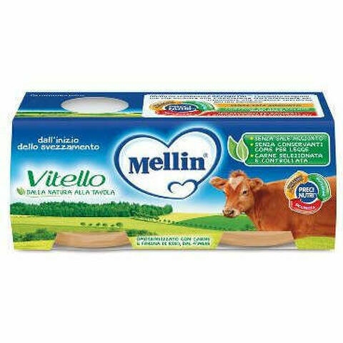 Mellin Omogeneizzato Vitello 2 X 80 G