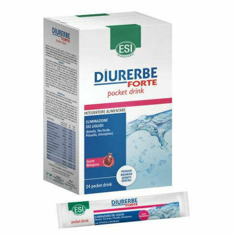 Esi Diurerbe Forte Pocket Drink Melograno 24 X 20ml