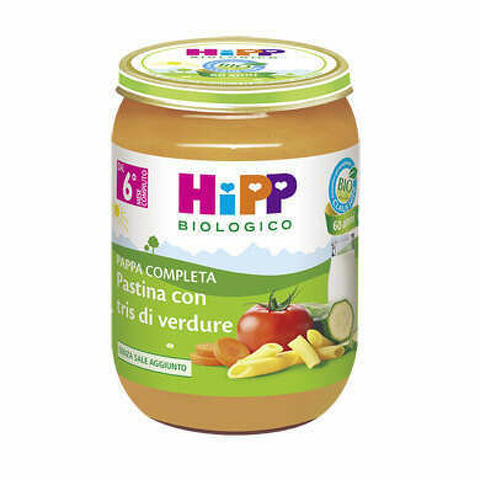 Hipp Bio Hipp Bio Pappa Pronta Past Tris Di Verdure 190 G