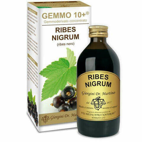 Gemmo 10+ Ribes Nero 200ml Liquido Analcolico