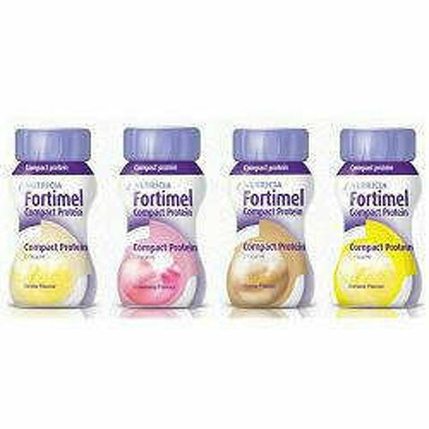 Fortimel Compact Protein Caffe' 4 Bottiglie Da 125ml