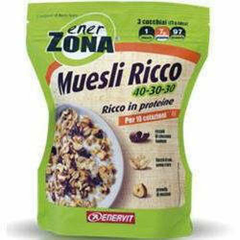 Enerzona Muesli Ricco 40-30-30 230 Grammi