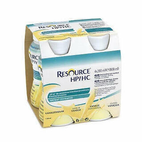 Resource Hp/hc Vaniglia 4 Bottiglie 200ml