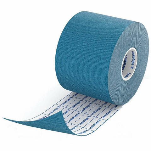 Leukotape K Benda Anelastica In Rocchetto Per Taping Kinesiologico Blu 5x500 Cm