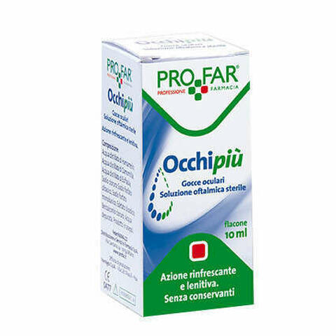 Occhi Piu'soluzione Oftalmica Sterile Flacone Da 10ml Ce