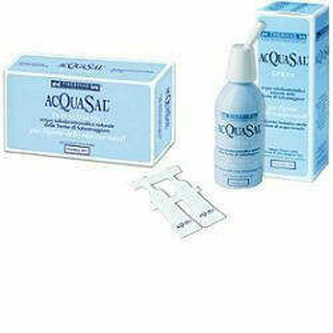 Acquasal Soluzione Isotonica Irrigazione Nasale Acqua Termale 20 Flaconcini Monodose 5ml