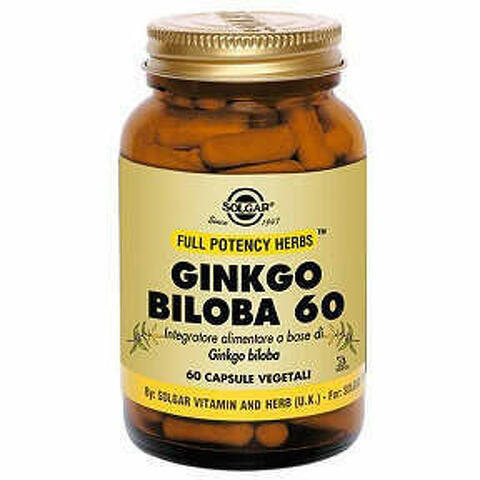 Ginkgo Biloba 60 60 Capsule Vegetali