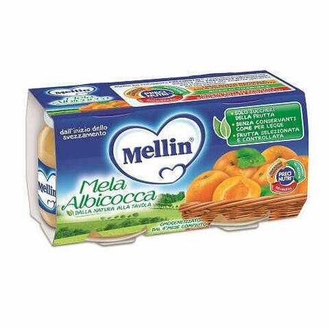 Mellin Omogeneizzato Albicocca 100 G 2 Pezzi